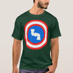 Captain Pipe Funny Plumber Plumbing T Gift T-Shirt