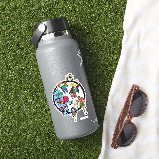 Captain Planet and the Planeteers Circle Graphic (HydroFlask Insitu)