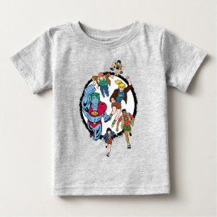 Captain Planet and the Planeteers Circle Graphic Baby T-Shirt