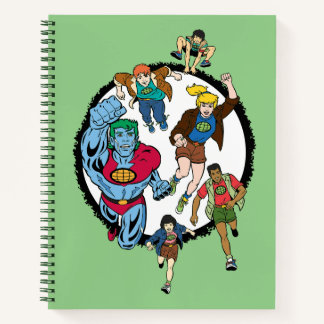 Captain Planet and the Planeteers Circle Graphic Notebook