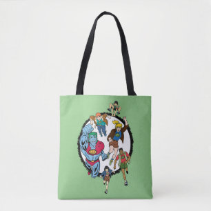 Captain Planet and the Planeteers Circle Graphic Tote Bag