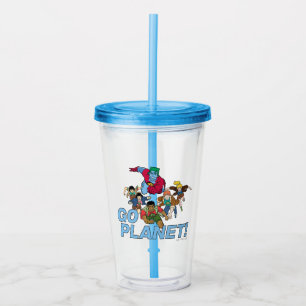 Captain Planet and the Planeteers - Go Planet! Acrylic Tumbler