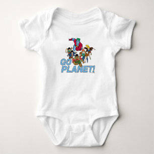 Captain Planet and the Planeteers - Go Planet! Baby Bodysuit