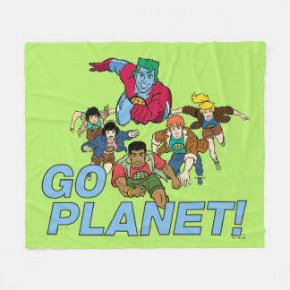 Captain Planet and the Planeteers - Go Planet! Fleece Blanket