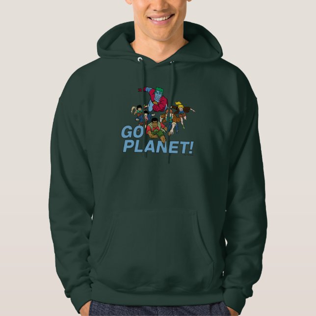 Captain Planet and the Planeteers - Go Planet! Hoodie (Front)