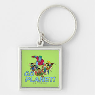 Captain Planet and the Planeteers - Go Planet! Key Ring