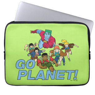 Captain Planet and the Planeteers - Go Planet! Laptop Sleeve