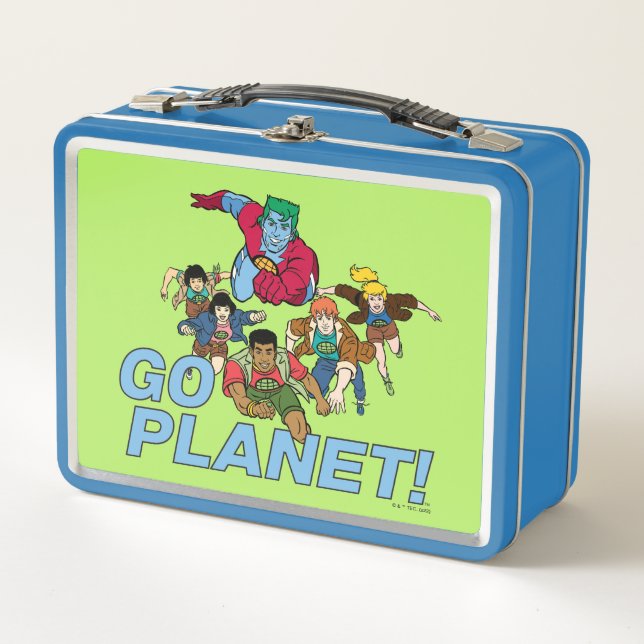 Captain Planet and the Planeteers - Go Planet! Metal Lunch Box (Front)