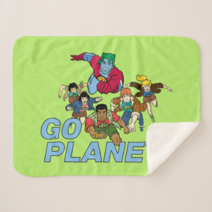 Captain Planet and the Planeteers - Go Planet! Sherpa Blanket