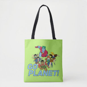 Captain Planet and the Planeteers - Go Planet! Tote Bag