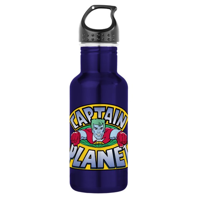 Captain Planet Logo 532 Ml Water Bottle (Front)