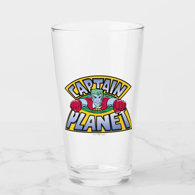 Captain Planet Logo Glass (Front)