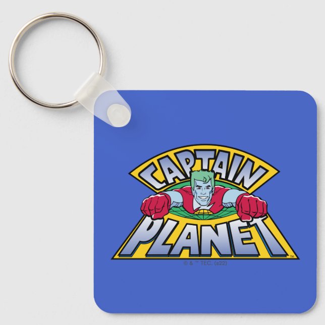 Captain Planet Logo Key Ring (Front)