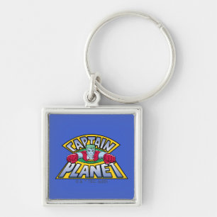 Captain Planet Logo Key Ring