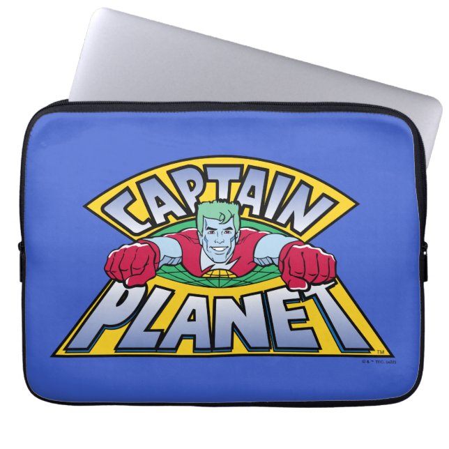 Captain Planet Logo Laptop Sleeve (Front)