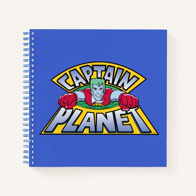 Captain Planet Logo Notebook (Front)