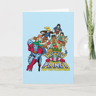 Captain Planet & the Planeteers Group Logo Graphic Card