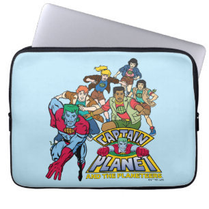 Captain Planet & the Planeteers Group Logo Graphic Laptop Sleeve