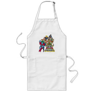 Captain Planet & the Planeteers Group Logo Graphic Long Apron