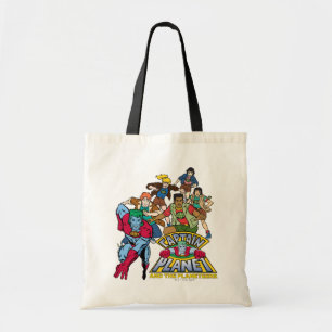 Captain Planet & the Planeteers Group Logo Graphic Tote Bag