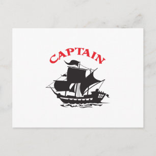 CAPTAIN POSTCARD