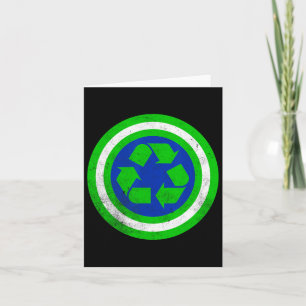 Captain Recycle Earth Day Card