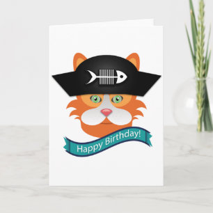 Captain Red - Greeting Card, Standard white envelo Card