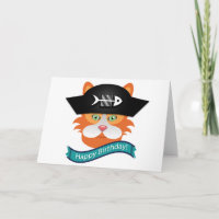 Captain Red - Greeting Card, Standard white envelo