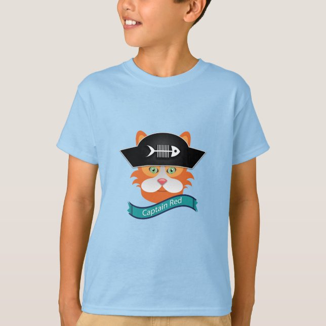 Captain Red - Kids' Basic T-Shirt (Front)