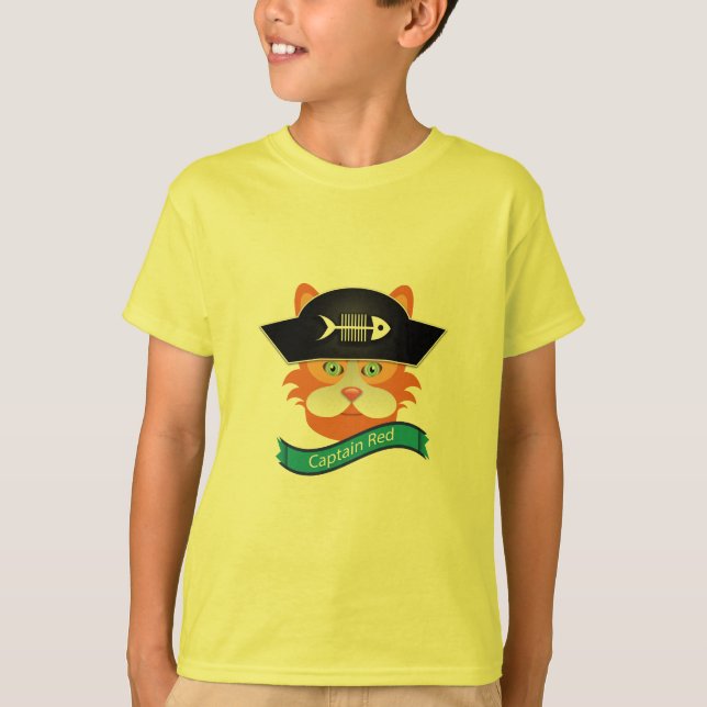 Captain Red - Kids' Basic T-Shirt (Front)