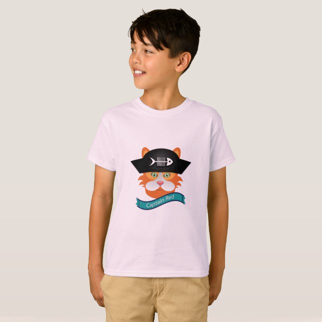 Captain Red - Kids' Basic T-Shirt (Front Full)