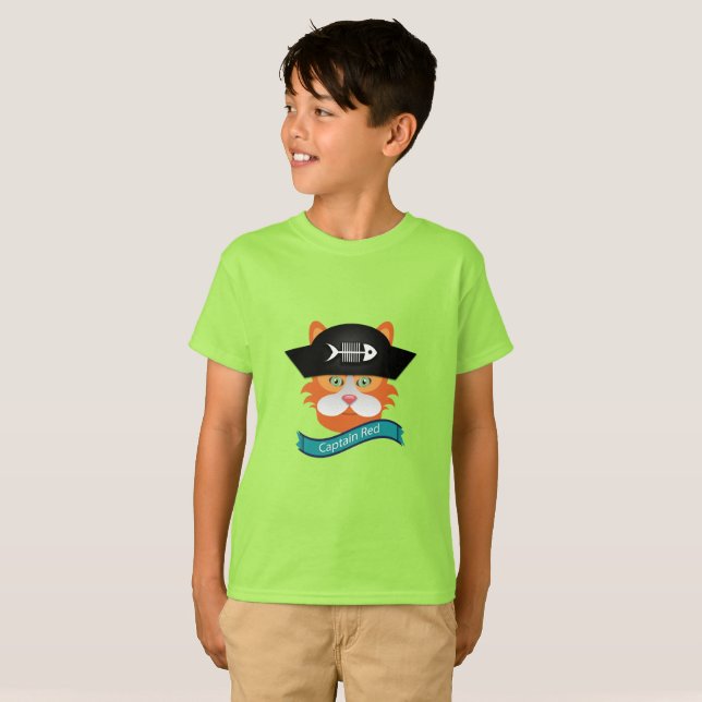Captain Red - Kids' Basic T-Shirt (Front Full)
