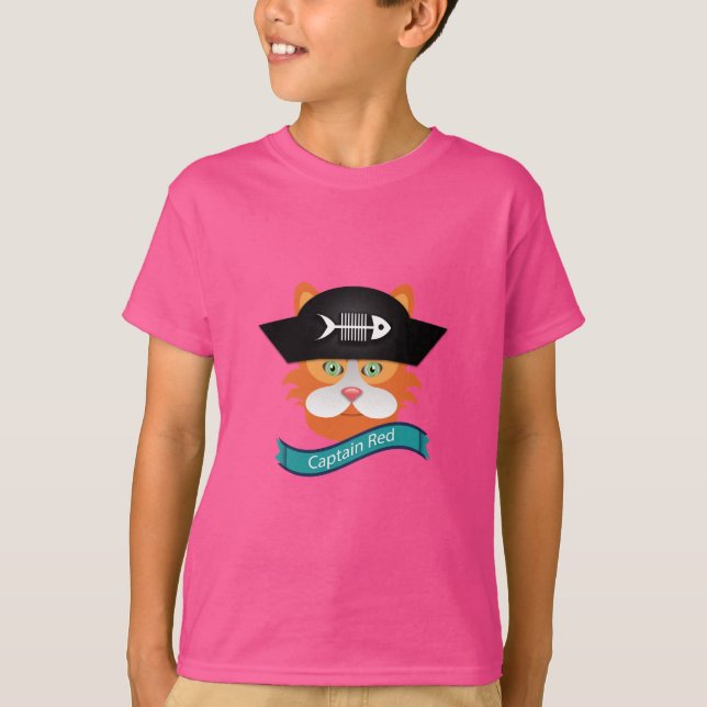 Captain Red - Kids' Basic T-Shirt (Front)