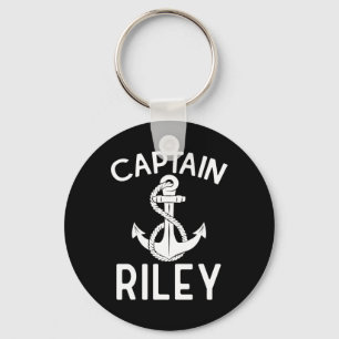 Captain Riley Sailing Yacht Boating Boat Ship  Key Ring