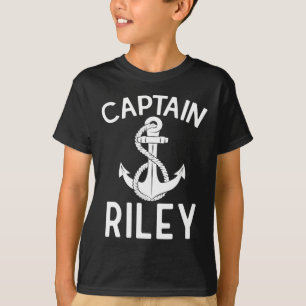 Captain Riley Sailing Yacht Boating Boat Ship T-Shirt