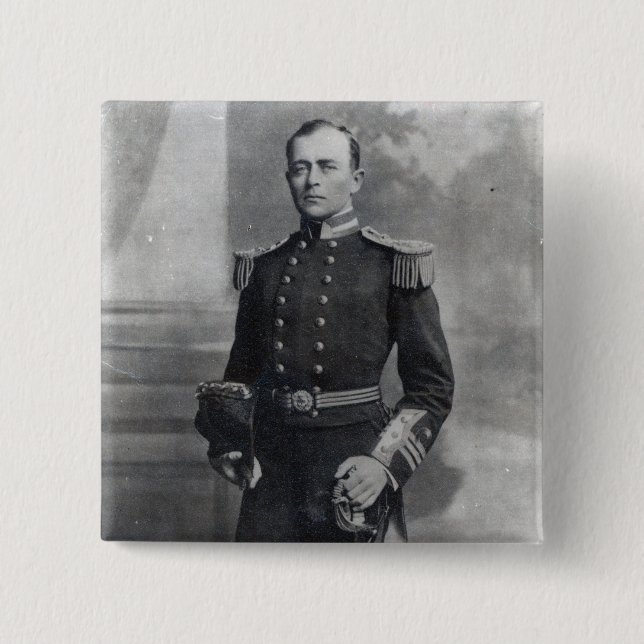 Captain Robert Falcon Scott 15 Cm Square Badge (Front)