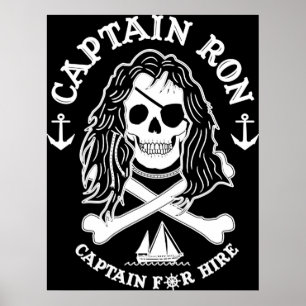 Captain Ron Captain For Hire Poster