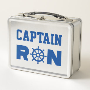 Captain Ron Metal Lunch Box