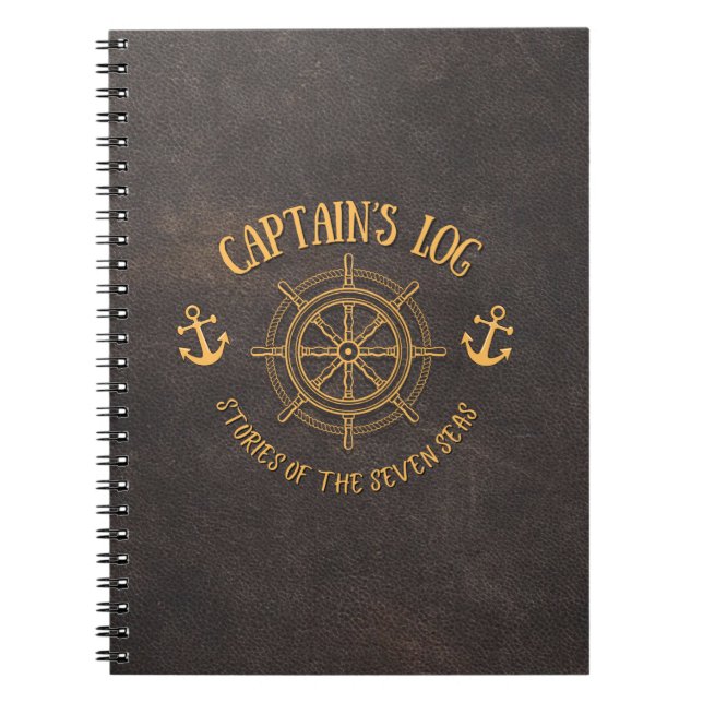 Captain’s Logbook Notebook (Front)