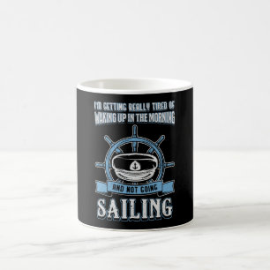 Captain Sail Boat Sailing Sea Sailor Gift Idea Coffee Mug