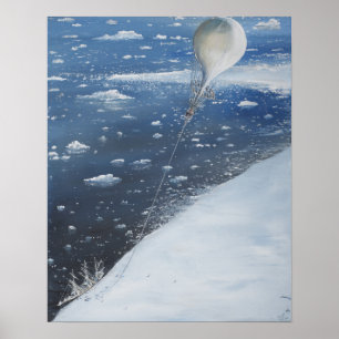 Captain Scott Antarctica's first Aeronaut. 4th Poster