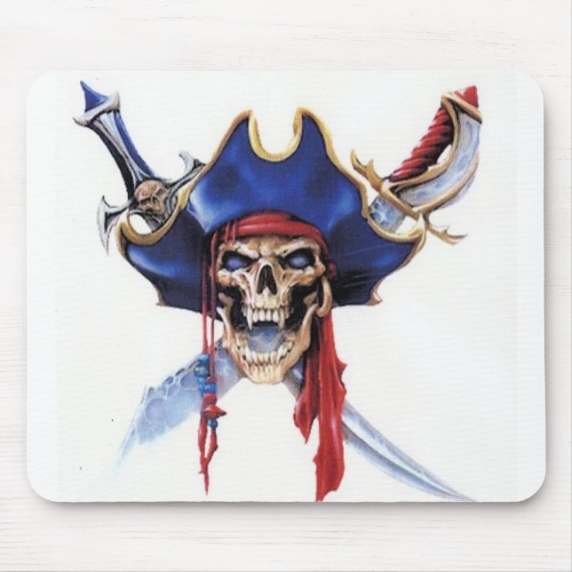 captain scull mouse mat (Front)