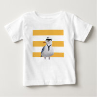 Captain Seagull Yellow Stripes