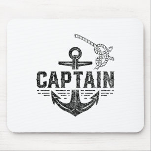 Captain Ship Boat Owner Skipper Lover Mouse Mat
