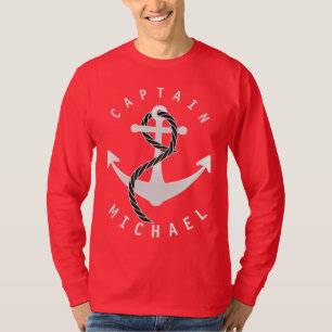 Captain Shirt Anchor Personalised