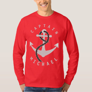 Captain Shirt Anchor Personalised