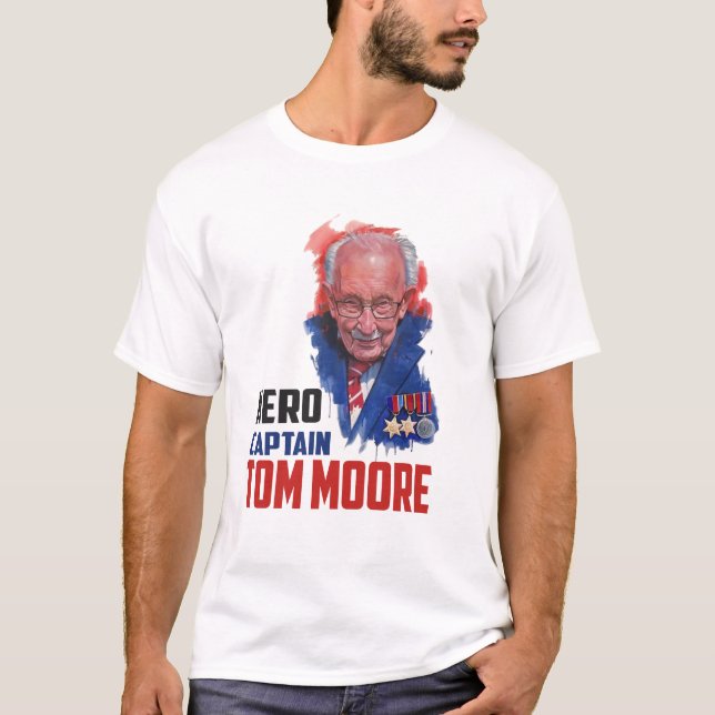 Captain Sir Tom Moore T-Shirt (Front)