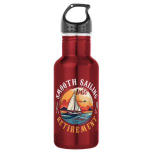 Captain Smooth Sailing into Retirement 532 Ml Water Bottle