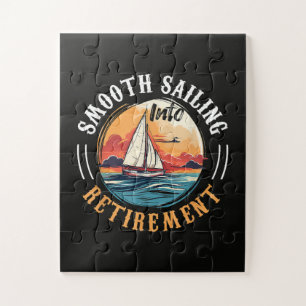 Captain Smooth Sailing into Retirement Jigsaw Puzzle
