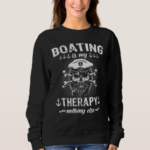 Captain Sports Boat Sailing Sailing Boat Motor Boa Sweatshirt